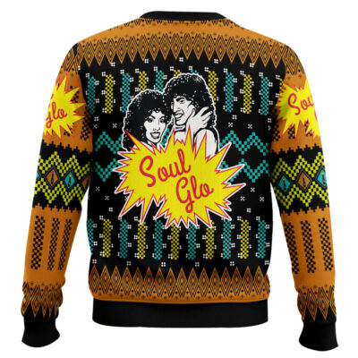 Hooktab Coming To America Soul Glo Ugly Christmas Sweater