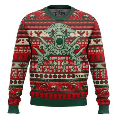 Contra 1987 Ugly Christmas Sweater