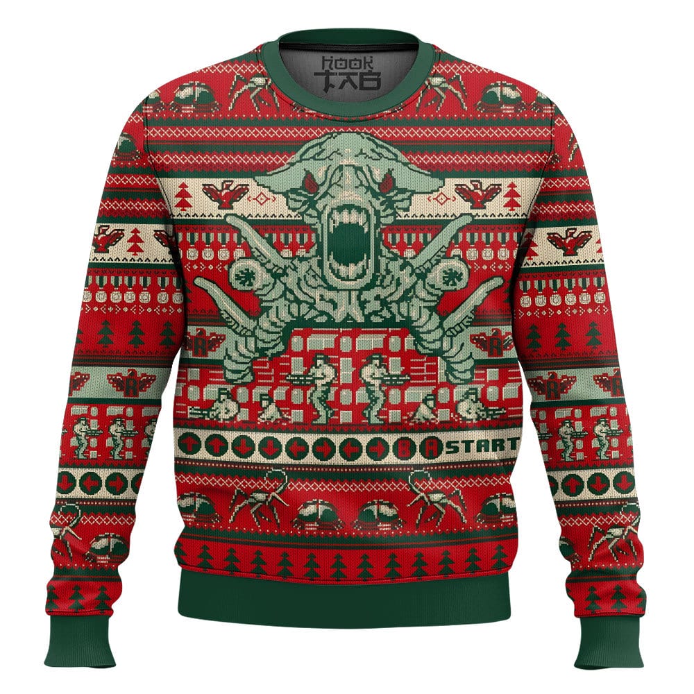 Hooktab Contra 1987 Ugly Christmas Sweater Hooktab Contra 1987 Ugly Christmas Sweater
