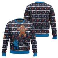 Hooktab Cookie Monster And The Gingerbread The The Muppet Show Ugly Christmas Sweater