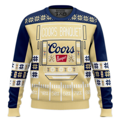 Coors Banquet - Custom Name Ugly Christmas Sweater