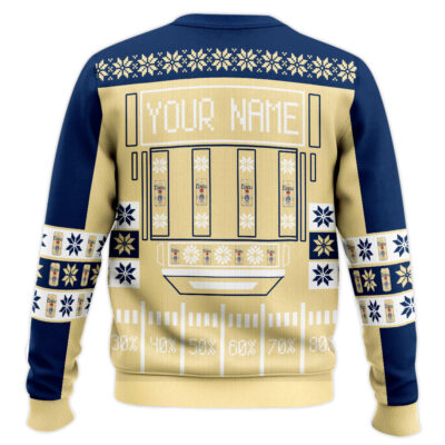 Hooktab Coors Banquet – Custom Name Ugly Christmas Sweater