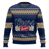 Hooktab Coors Banquet Brews Ugly Christmas Sweater