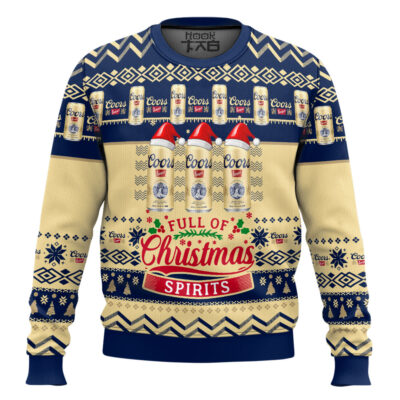 Coors Banquet Christmas Spirits Ugly Christmas Sweater