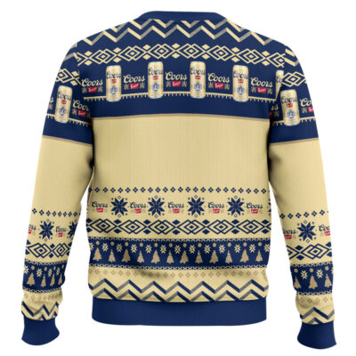 Hooktab Coors Banquet Christmas Spirits Ugly Christmas Sweater