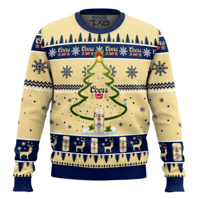 Coors Banquet Christmas Tree Ugly Christmas Sweater