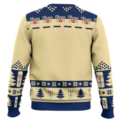 Hooktab Coors Banquet Drink Everywhere Ugly Christmas Sweater