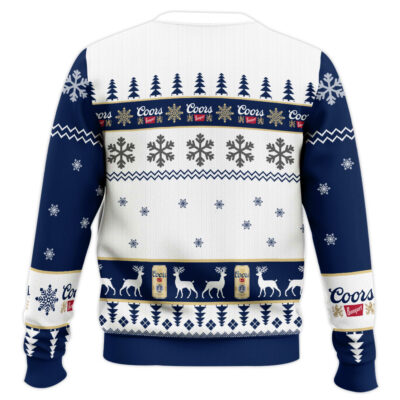 Hooktab Coors Banquet Drinking Around World Ugly Christmas Sweater