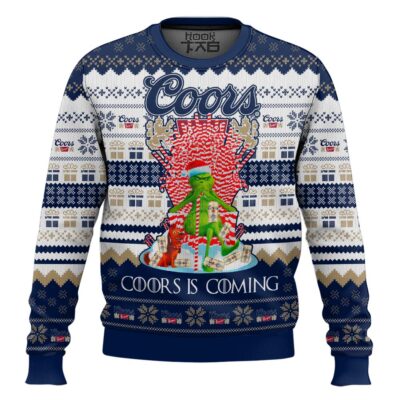Coors Banquet Is Coming Ugly Christmas Sweater