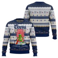 Hooktab Coors Banquet Is Coming Ugly Christmas Sweater