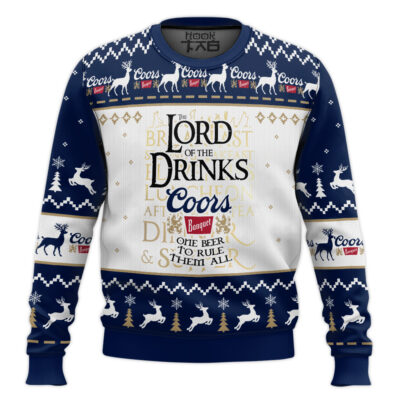 Coors Banquet Lord Of The Rings Ugly Christmas Sweater