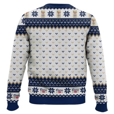 Hooktab Coors Banquet Titties Funny Ugly Christmas Sweater