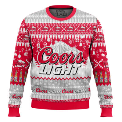 Coors Light American Lager Ugly Christmas Sweater