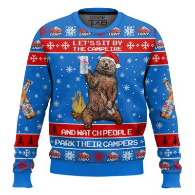 Coors Light Bear Ugly Christmas Sweater