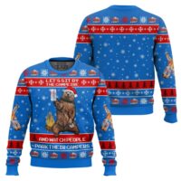 Hooktab Coors Light Bear Ugly Christmas Sweater