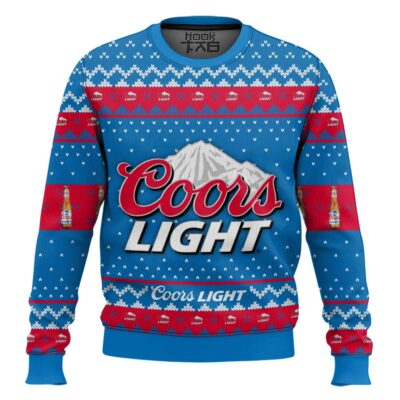 Coors Light Beer Ugly Christmas Sweater