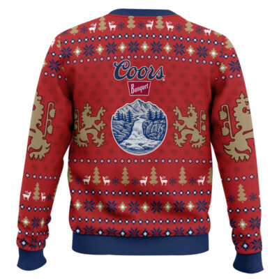 Hooktab Coors Light Brews Ugly Christmas Sweater