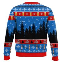 Hooktab Coors Light Drunk Bear Ugly Christmas Sweater