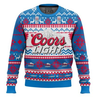 Coors Light Lager Ugly Christmas Sweater