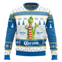 Hooktab Corona Extra Grinch Ugly Christmas Sweater