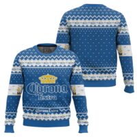 Hooktab Corona Extra Lager Beer Ugly Christmas Sweater