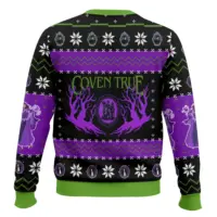 Hooktab Coven True The Witches' Road Ugly Christmas Sweater