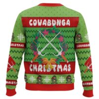 Hooktab Cowabunga Raphael Teenage Mutant Ninja Turtles Ugly Christmas Sweater