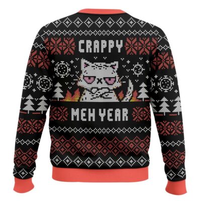 Hooktab Crappy Meh Year Ugly Christmas Sweater