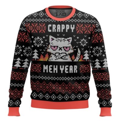 Crappy Meh Year Ugly Christmas Sweater