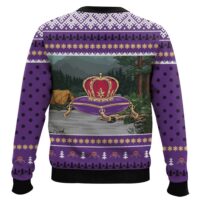 Hooktab Crown Royal Bear Ugly Christmas Sweater