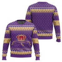 Hooktab Crown Royal Canadian Whisky Ugly Christmas Sweater