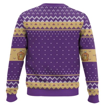 Hooktab Crown Royal Canadian Whisky Ugly Christmas Sweater