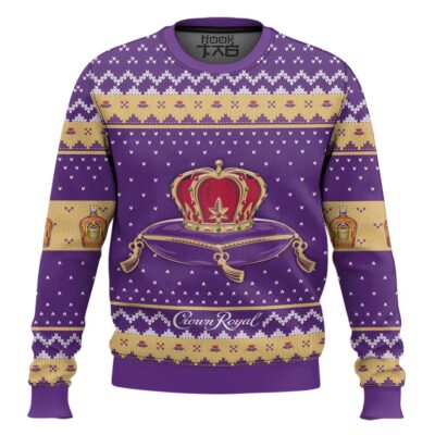 Crown Royal Canadian Whisky Ugly Christmas Sweater