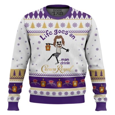 Crown Royal Dude Ugly Christmas Sweater