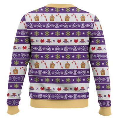 Hooktab Crown Royal Grinch Ugly Christmas Sweater
