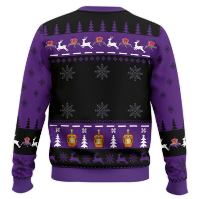 Hooktab Crown Royal Just Drink It Ugly Christmas Sweater