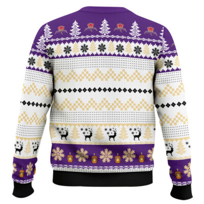 Hooktab Crown Royal Let’s Get Drunk And Save Santa The Trip Ugly Christmas Sweater