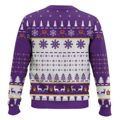 Hooktab Crown Royal Titties Funny – Custom Name Ugly Christmas Sweater