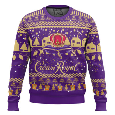 Crown Royal Whisky Ugly Christmas Sweater