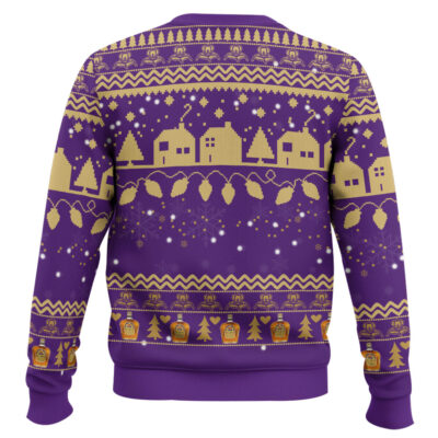Hooktab Crown Royal Whisky Ugly Christmas Sweater