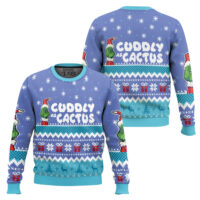 Hooktab Cuddly As A Cactus The Grinch Ugly Christmas Sweater