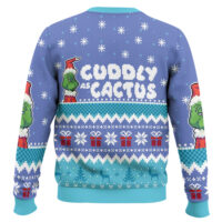 Hooktab Cuddly As A Cactus The Grinch Ugly Christmas Sweater