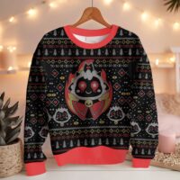 Hooktab Cult Of The Lamb Ugly Christmas Sweater