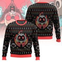 Hooktab Cult Of The Lamb Ugly Christmas Sweater