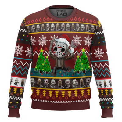 Cute Jason Friday The 13th Ugly Christmas Sweater