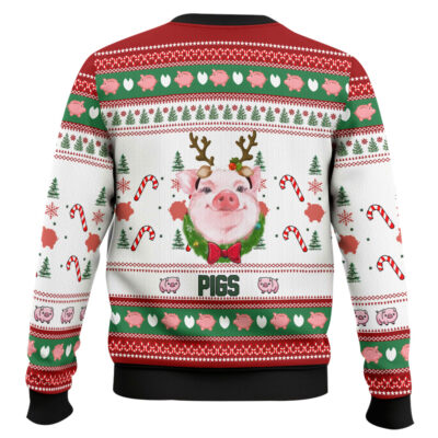 Hooktab Cute Pig Ugly Christmas Sweater