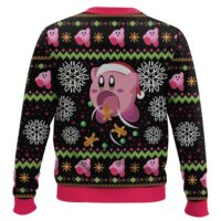 Hooktab Cute Pink Hungry Kirby's Dream Land Ugly Christmas Sweater