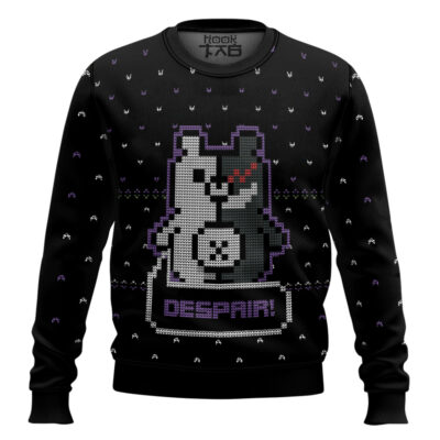 Danganronpa Monokuma Despair Ugly Christmas Sweater