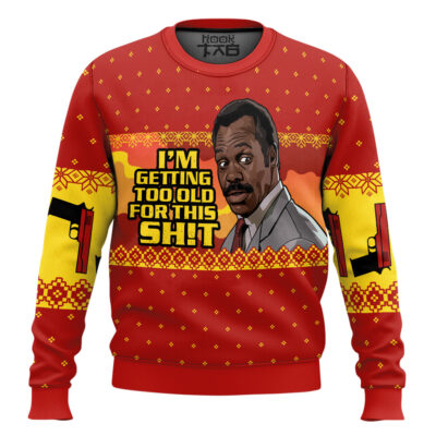 Danny Glover Too Old For This Lethal Weapon Ugly Christmas Sweater
