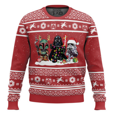 Darth Vader And Stormtrooper Star Wars Ugly Christmas Sweater